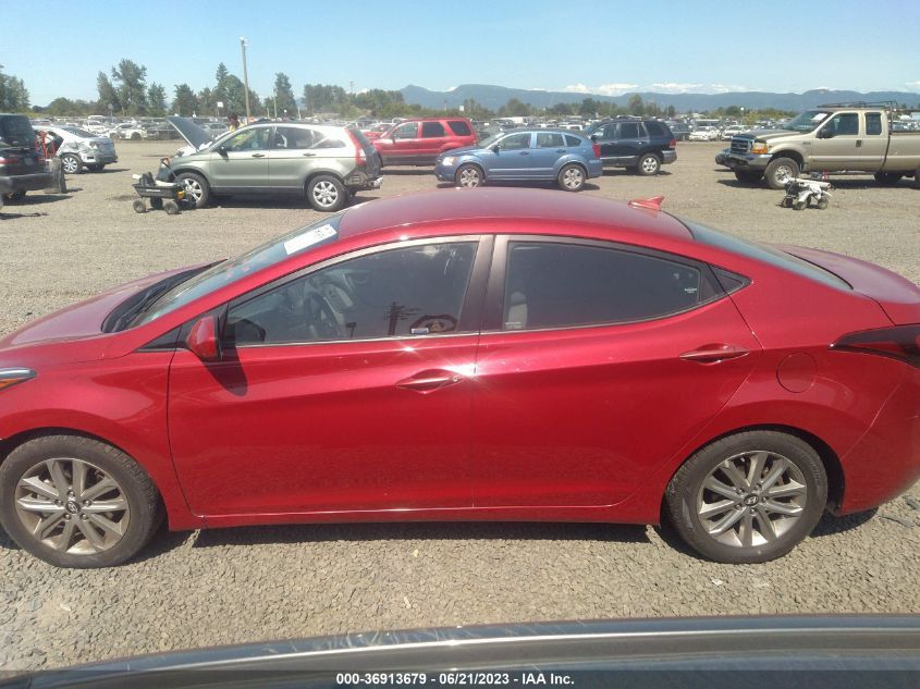 2016 HYUNDAI ELANTRA SE - KMHDH4AE8GU518500