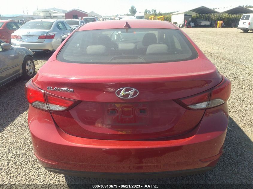 2016 HYUNDAI ELANTRA SE - KMHDH4AE8GU518500