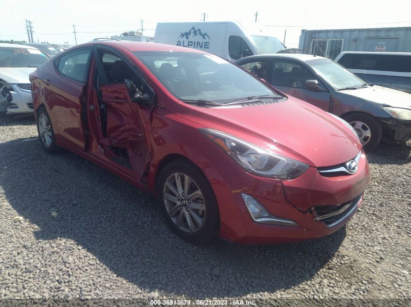 2016 HYUNDAI ELANTRA SE - KMHDH4AE8GU518500