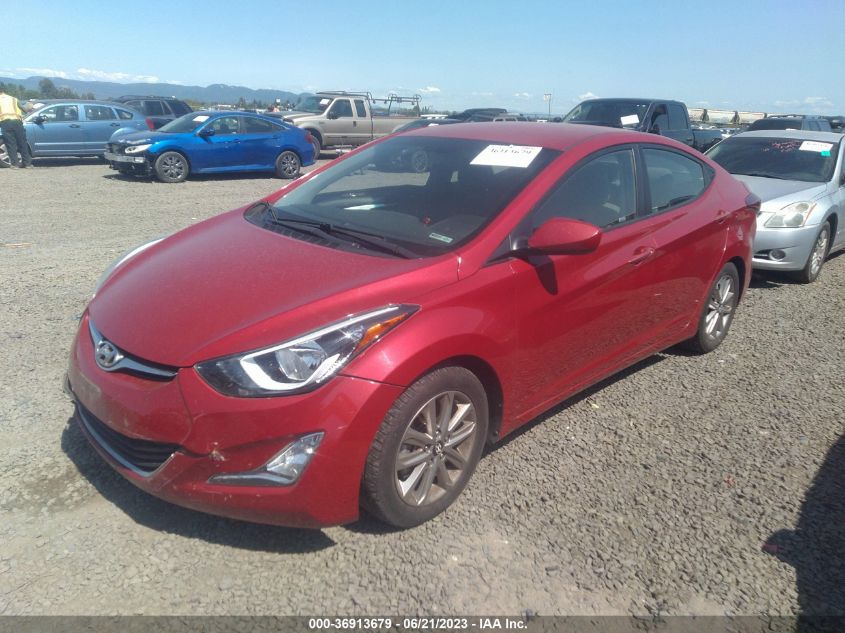 2016 HYUNDAI ELANTRA SE - KMHDH4AE8GU518500