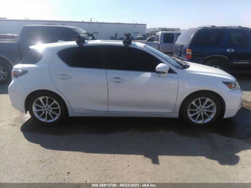 2013 LEXUS CT 200H HYBRID - JTHKD5BHXD2155161