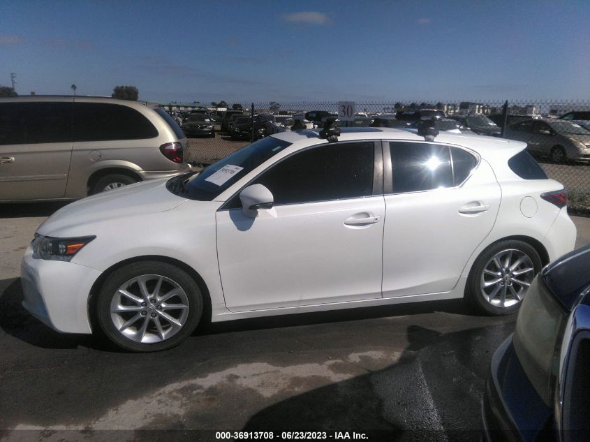 2013 LEXUS CT 200H HYBRID - JTHKD5BHXD2155161