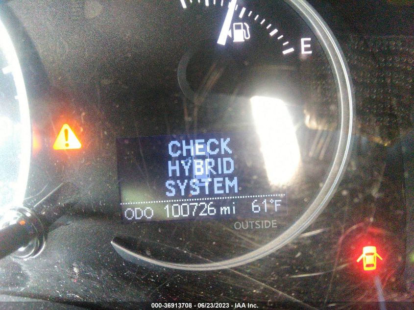 2013 LEXUS CT 200H HYBRID - JTHKD5BHXD2155161