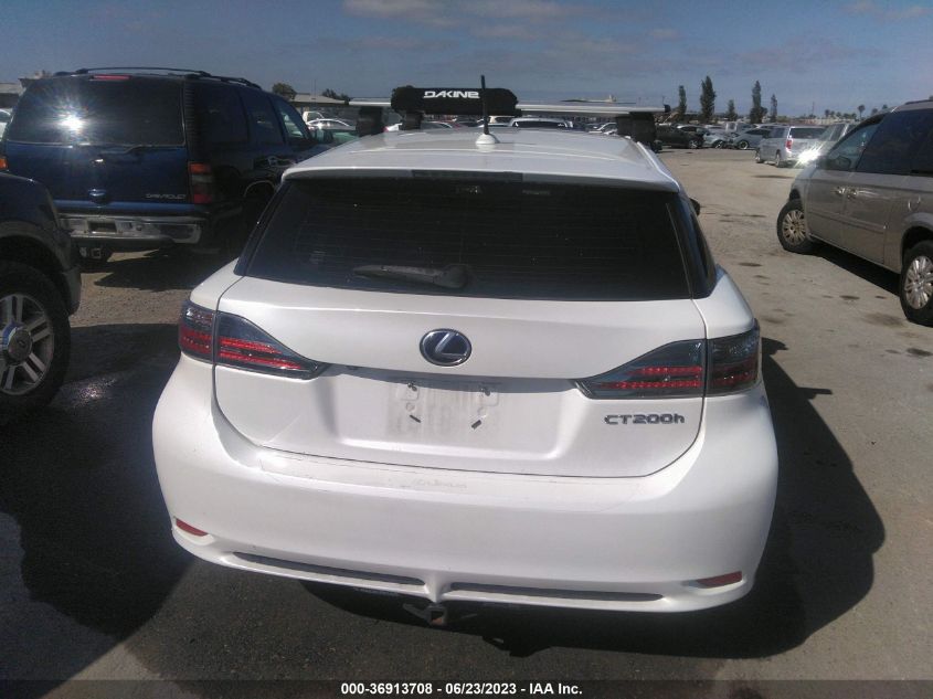 2013 LEXUS CT 200H HYBRID - JTHKD5BHXD2155161