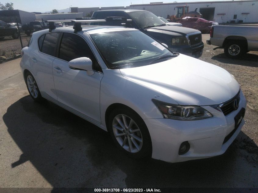 2013 LEXUS CT 200H HYBRID - JTHKD5BHXD2155161