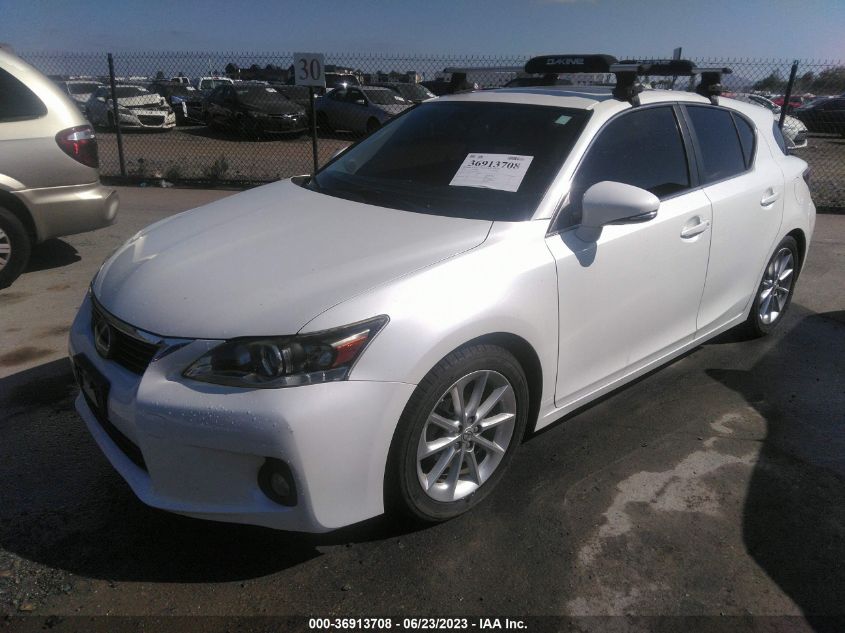 2013 LEXUS CT 200H HYBRID - JTHKD5BHXD2155161