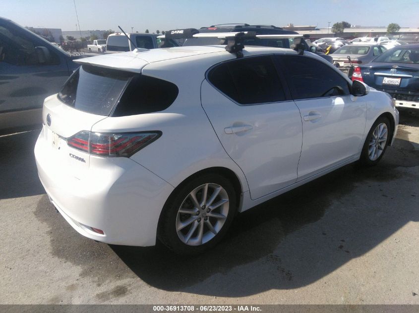 2013 LEXUS CT 200H HYBRID - JTHKD5BHXD2155161