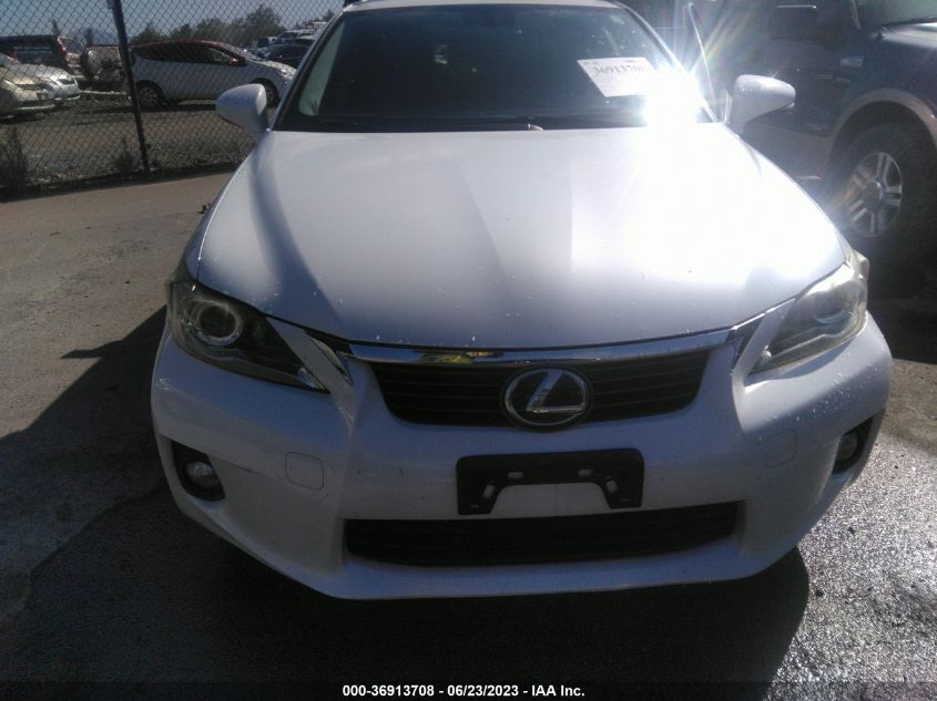 2013 LEXUS CT 200H HYBRID - JTHKD5BHXD2155161