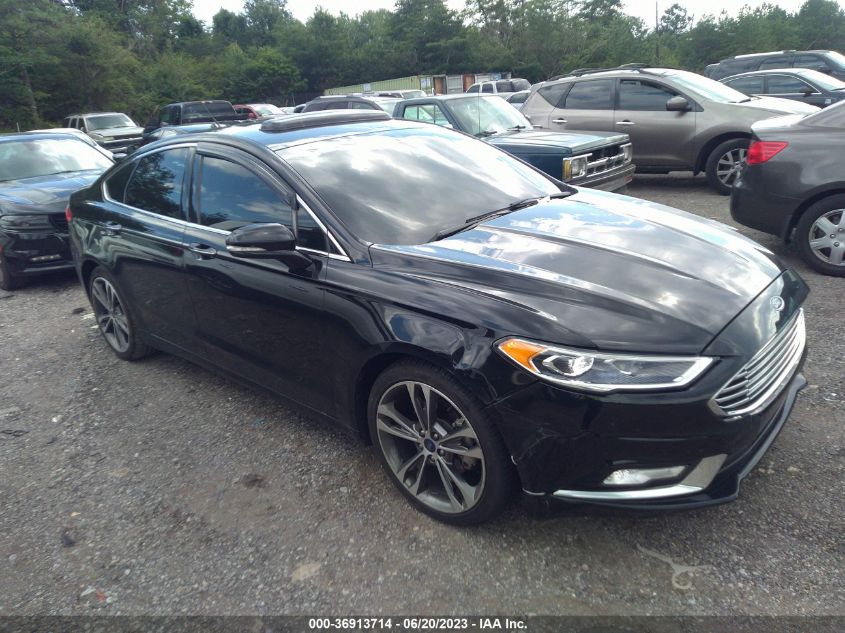 2017 FORD FUSION TITANIUM/PLATINUM - 3FA6P0K98HR137433