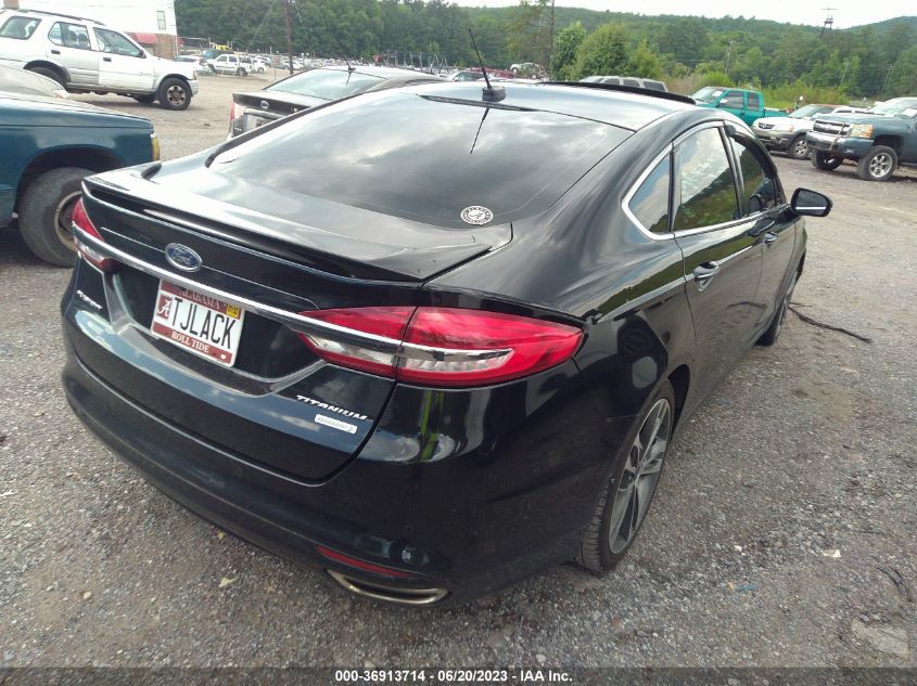 2017 FORD FUSION TITANIUM/PLATINUM - 3FA6P0K98HR137433