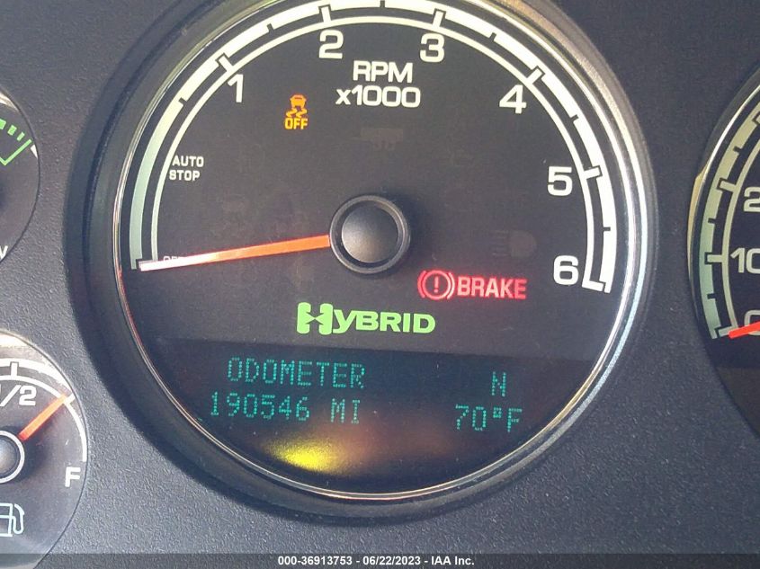 2013 GMC YUKON HYBRID DENALI - 1GKS2GEJXDR287446