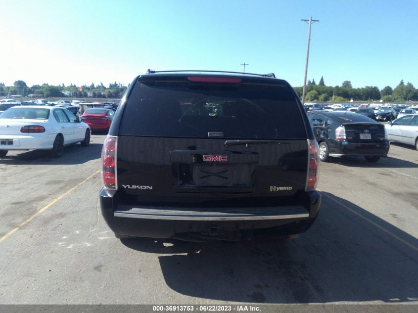 2013 GMC YUKON HYBRID DENALI - 1GKS2GEJXDR287446