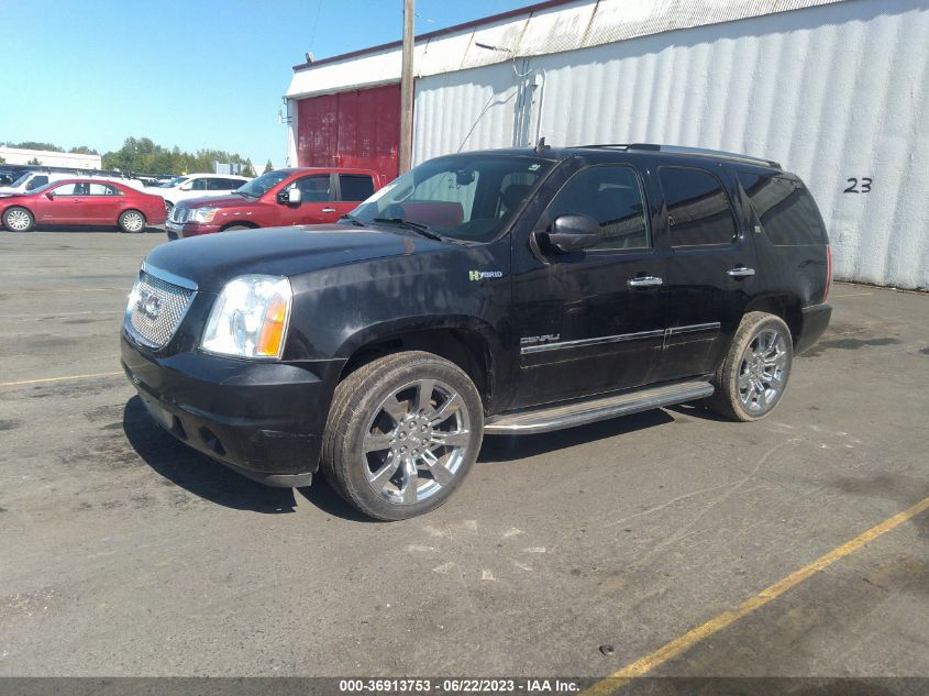 2013 GMC YUKON HYBRID DENALI - 1GKS2GEJXDR287446