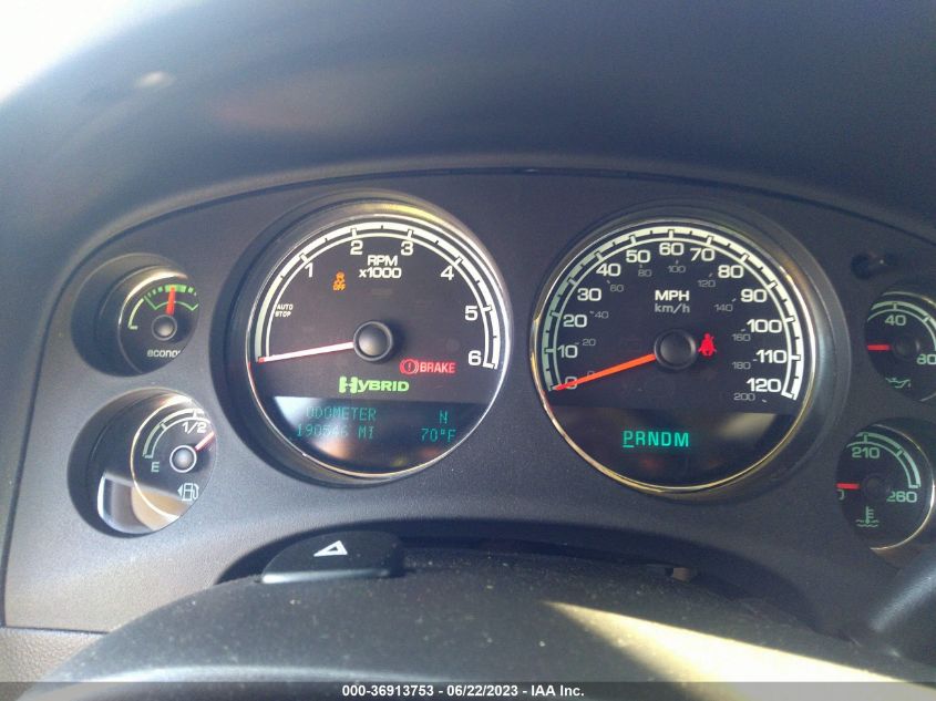 2013 GMC YUKON HYBRID DENALI - 1GKS2GEJXDR287446