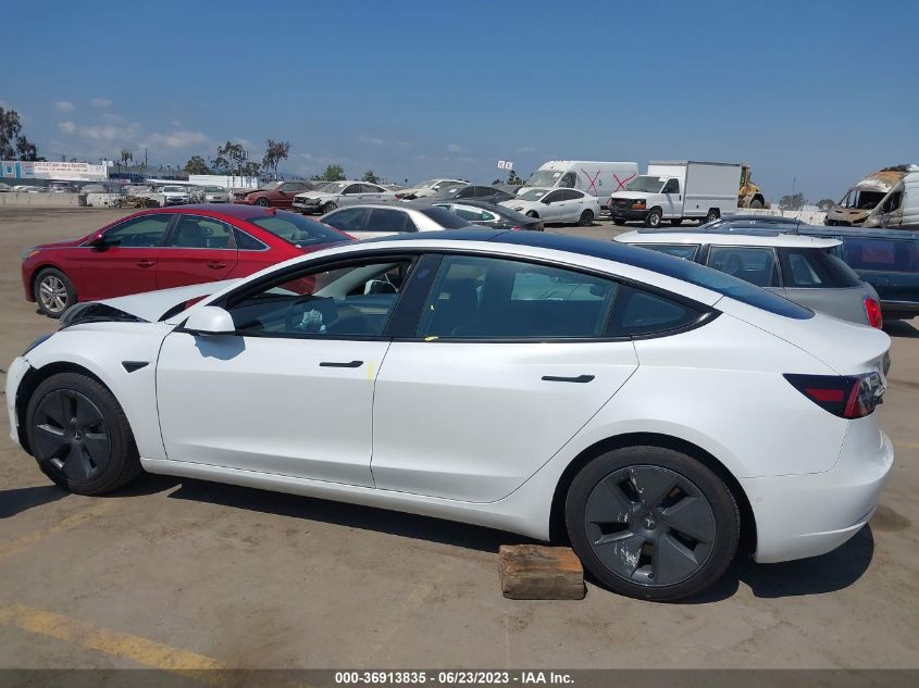 2022 TESLA MODEL 3 - 5YJ3E1EA2NF101913