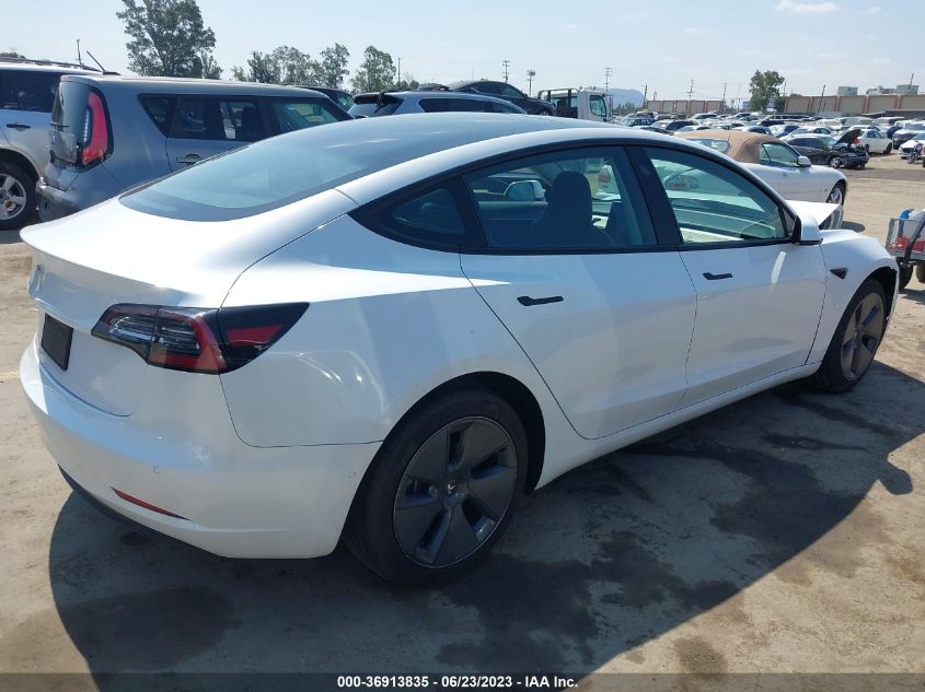 2022 TESLA MODEL 3 - 5YJ3E1EA2NF101913