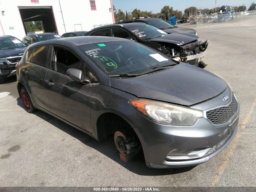 2015 KIA FORTE 5-DOOR EX - KNAFX5A86F5316969