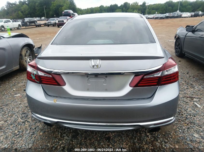 2016 HONDA ACCORD SEDAN SPORT - 1HGCR2F52GA087276
