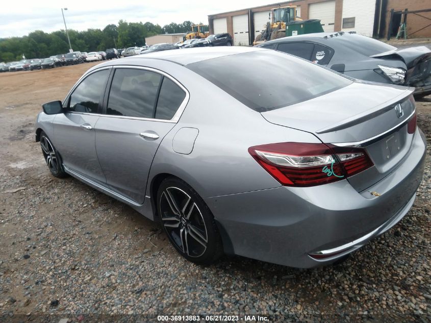 2016 HONDA ACCORD SEDAN SPORT - 1HGCR2F52GA087276