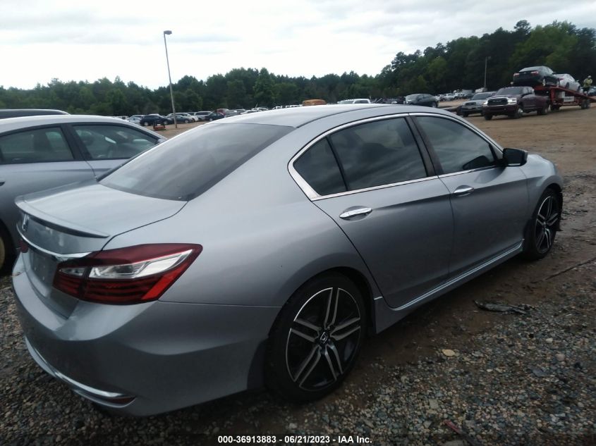 2016 HONDA ACCORD SEDAN SPORT - 1HGCR2F52GA087276