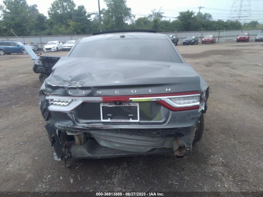 2017 LINCOLN CONTINENTAL SELECT - 1LN6L9TP0H5609761