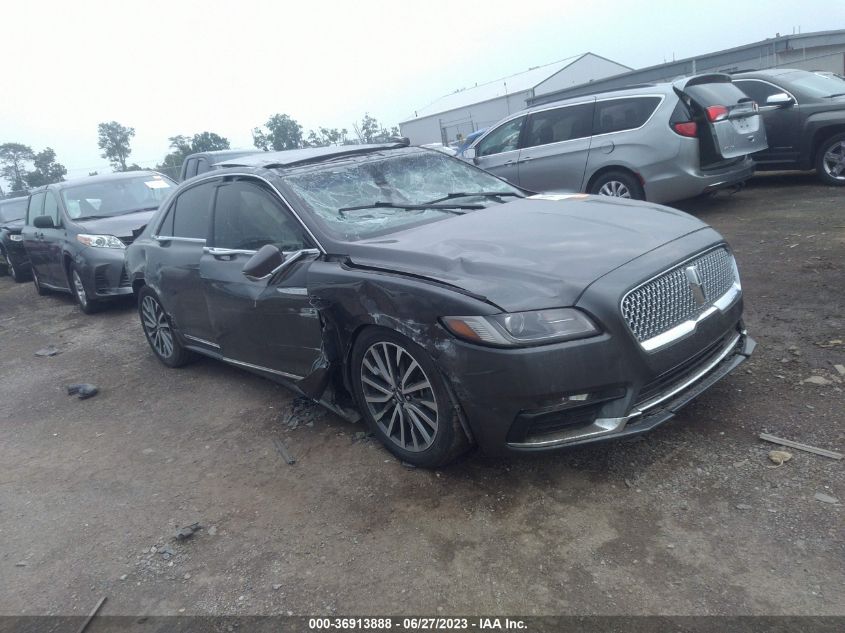 2017 LINCOLN CONTINENTAL SELECT - 1LN6L9TP0H5609761
