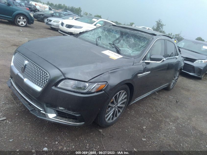 2017 LINCOLN CONTINENTAL SELECT - 1LN6L9TP0H5609761