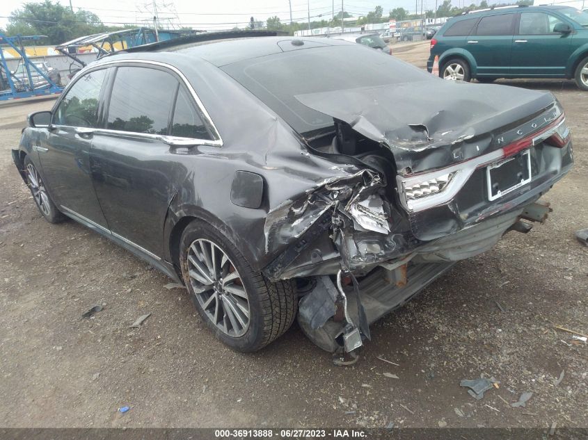 2017 LINCOLN CONTINENTAL SELECT - 1LN6L9TP0H5609761
