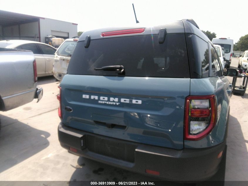 2021 FORD BRONCO SPORT BADLANDS - 3FMCR9D99MRA76012