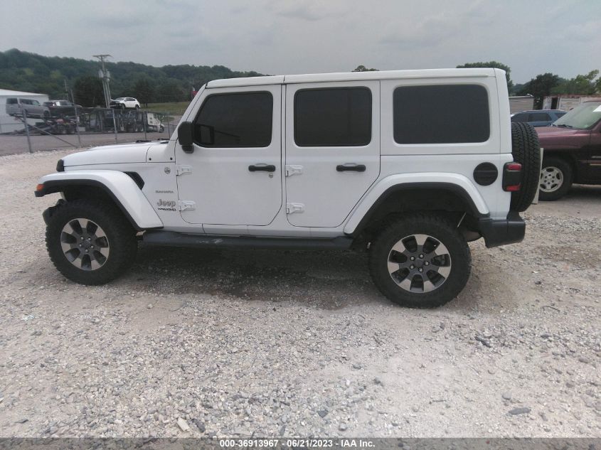 2019 JEEP WRANGLER UNLIMITED SAHARA - 1C4HJXEGXKW608137