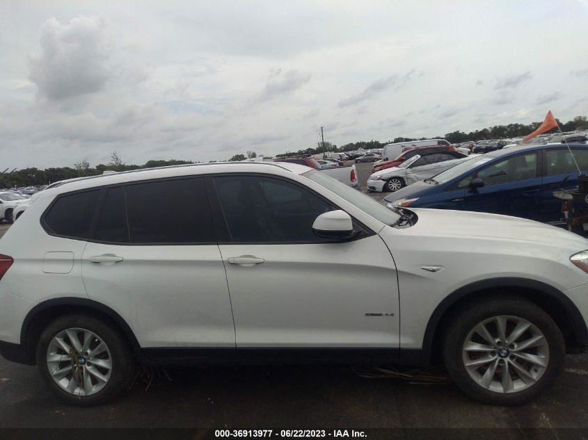 2016 BMW X3 SDRIVE28I - 5UXWZ7C56G0T42531