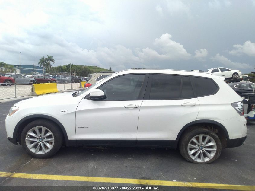 2016 BMW X3 SDRIVE28I - 5UXWZ7C56G0T42531