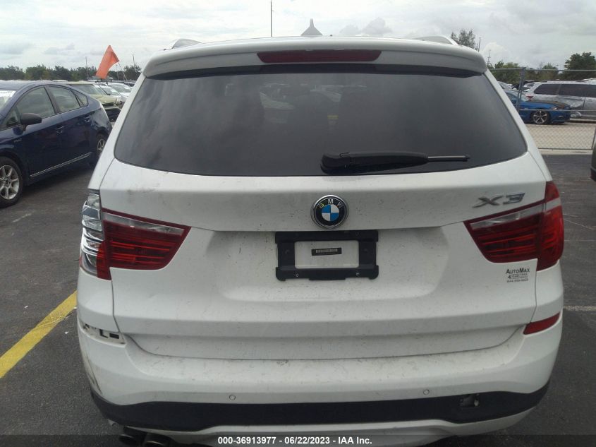 2016 BMW X3 SDRIVE28I - 5UXWZ7C56G0T42531