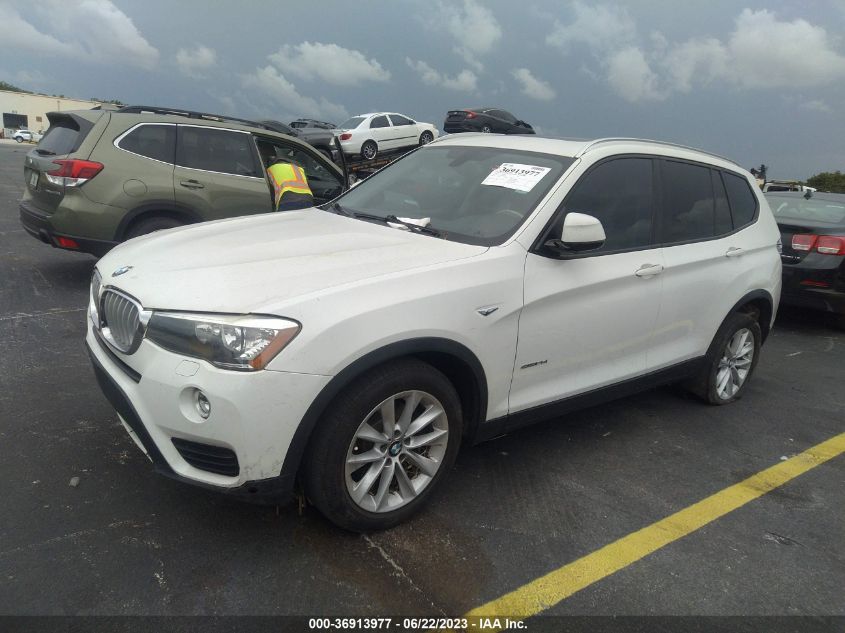 2016 BMW X3 SDRIVE28I - 5UXWZ7C56G0T42531
