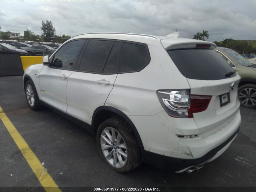 2016 BMW X3 SDRIVE28I - 5UXWZ7C56G0T42531