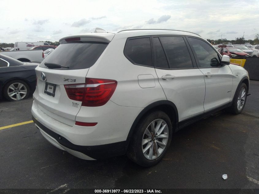 2016 BMW X3 SDRIVE28I - 5UXWZ7C56G0T42531