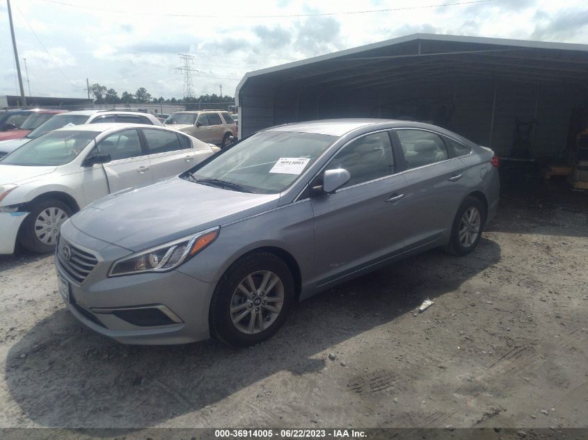 2017 HYUNDAI SONATA 2.4L - 5NPE24AF1HH472720