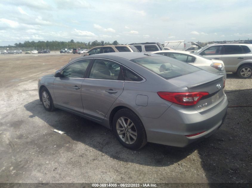 2017 HYUNDAI SONATA 2.4L - 5NPE24AF1HH472720