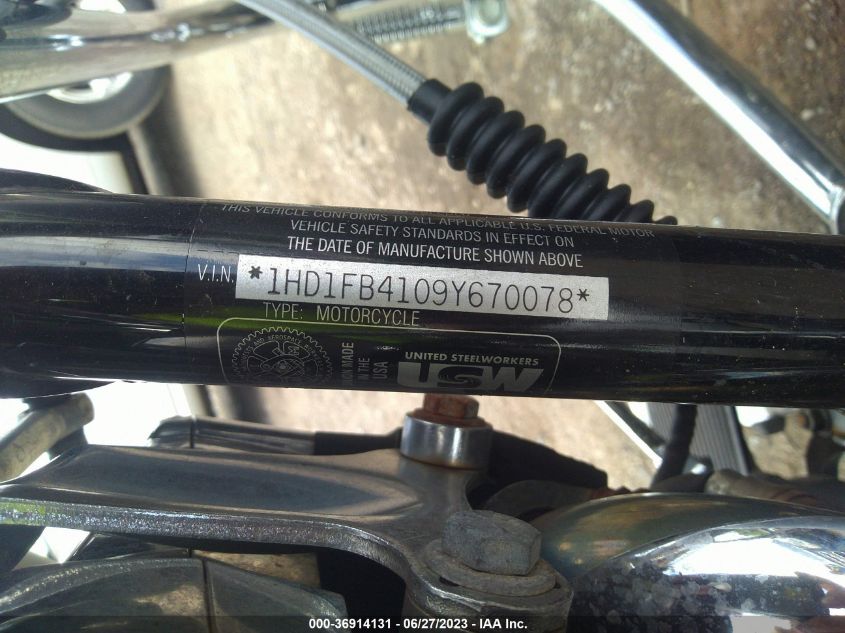 2009 HARLEY-DAVIDSON FLHR - 1HD1FB4109Y670078