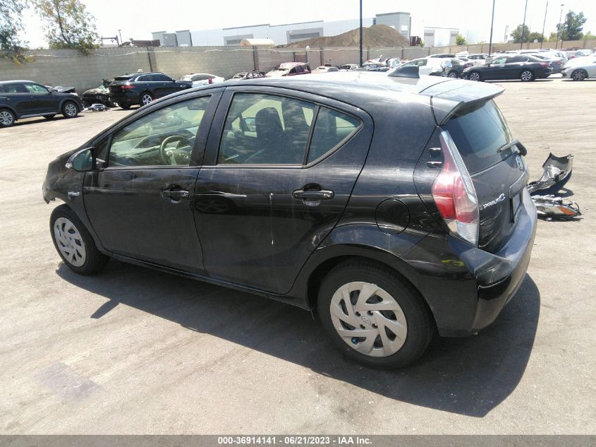 2016 TOYOTA PRIUS C ONE/TWO/THREE/FOUR - JTDKDTB35G1590271