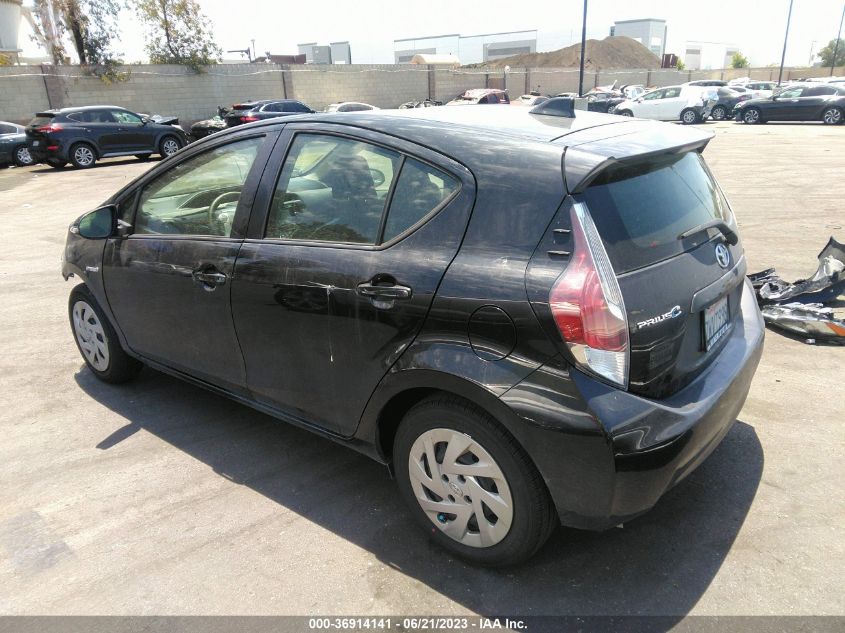 2016 TOYOTA PRIUS C ONE/TWO/THREE/FOUR - JTDKDTB35G1590271