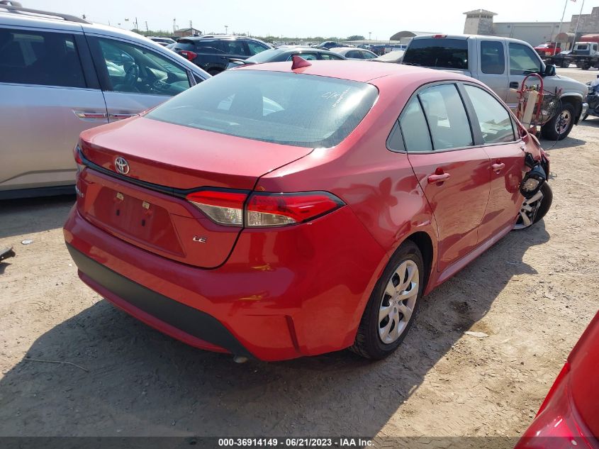 2021 TOYOTA COROLLA LE - 5YFEPMAE3MP164664