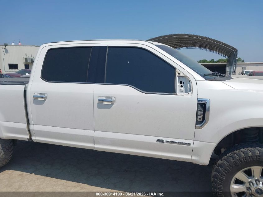 2017 FORD SUPER DUTY F-250 SRW LARIAT/PLATINUM - 1FT7W2BT9HEB57377
