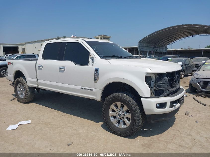 2017 FORD SUPER DUTY F-250 SRW LARIAT/PLATINUM - 1FT7W2BT9HEB57377