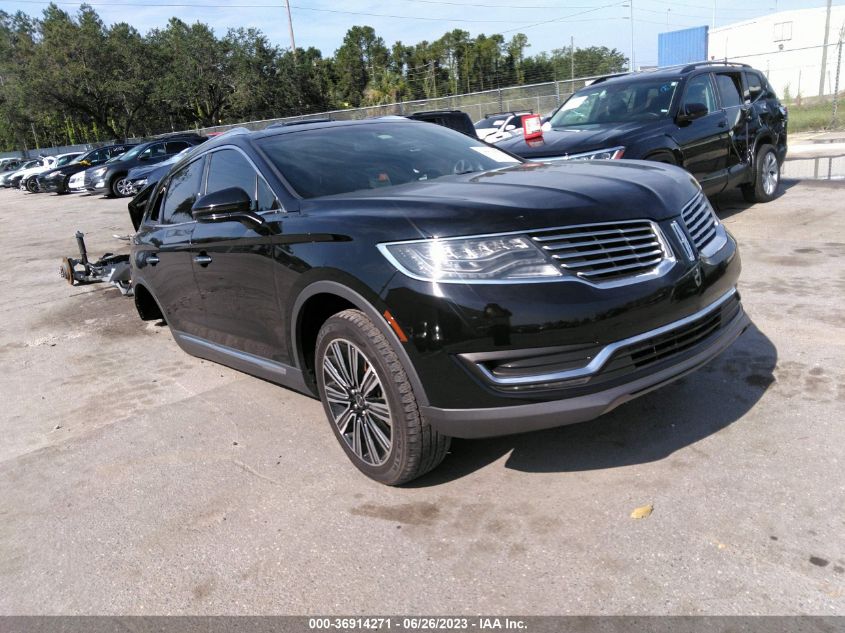 2017 LINCOLN MKX BLACK LABEL - 2LMPJ7JR8HBL34997