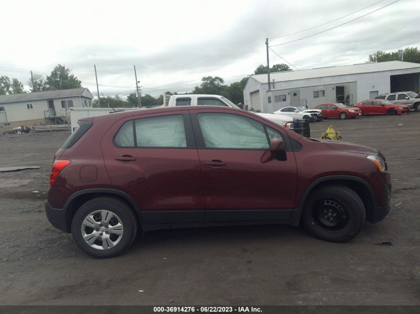 2016 CHEVROLET TRAX LS - 3GNCJKSB7GL116417