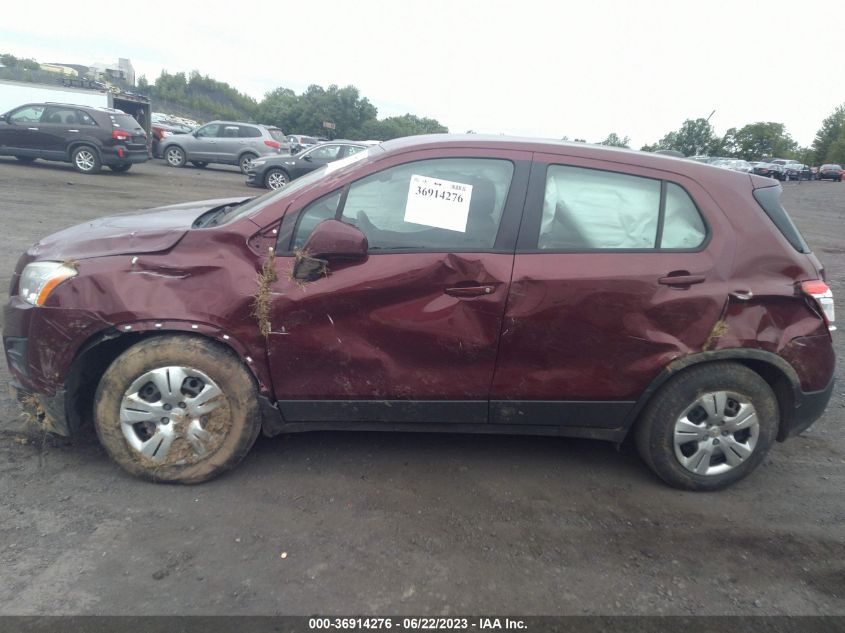 2016 CHEVROLET TRAX LS - 3GNCJKSB7GL116417