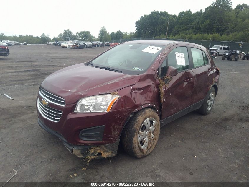 2016 CHEVROLET TRAX LS - 3GNCJKSB7GL116417