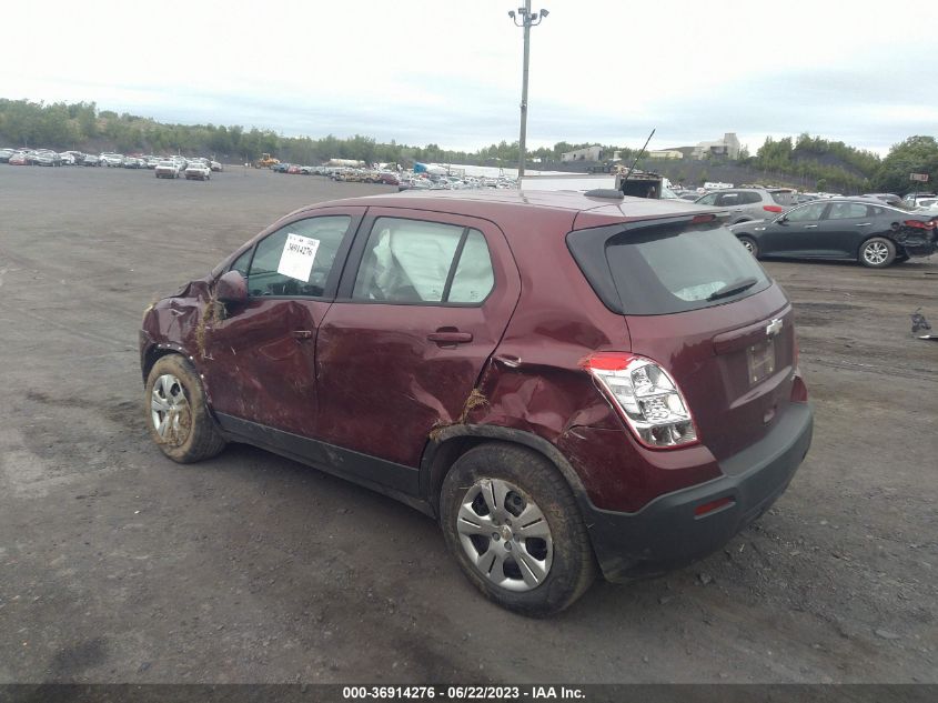 2016 CHEVROLET TRAX LS - 3GNCJKSB7GL116417