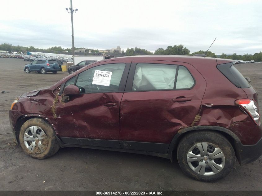 2016 CHEVROLET TRAX LS - 3GNCJKSB7GL116417